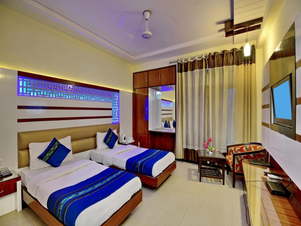 Hotel Star Plaza@New Delhi Railway Station Kültér fotó